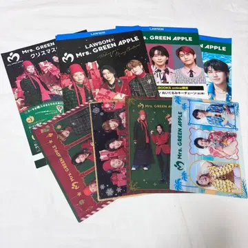 미세스 그린애플 미세스 로손 한정판 비주얼 시트