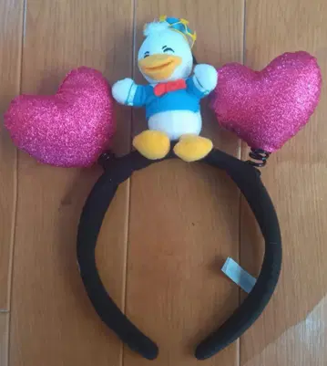 도널드 덕 하트 머리띠 도쿄 디즈니랜드 도나팔