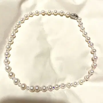 담수 펄 목걸이