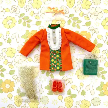 레트로 리카 *의상* [ 미깡색 입술 ]