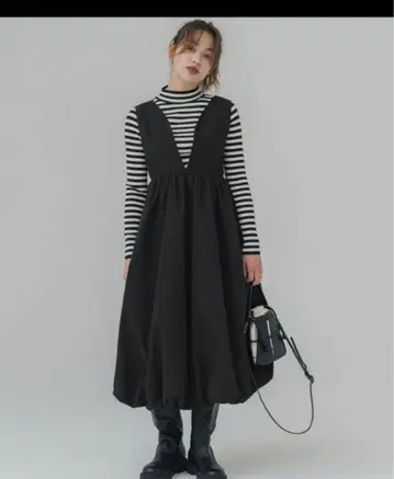 coca 벌룬 오버롤 스커트