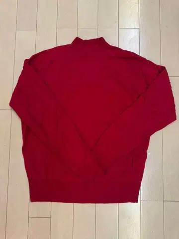 JOHN SMEDLEY 레드 계열 니트 스웨터 M