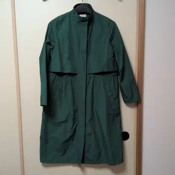 Soclose 롱 코트 다크 그린