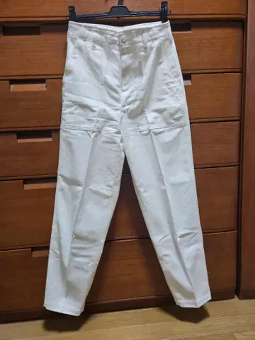 THE SHINZONE 화이트 베이커 팬츠