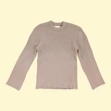 The Virgins 리브 니트 beige