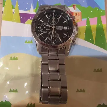 SEIKO 크로노그래프 블랙