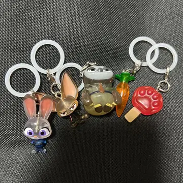 주토피아 메지루시 액세서리 메지루시 참 가챠 캡슐 토이