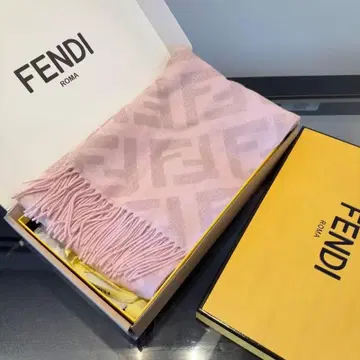 핑크 로고 머플러-*