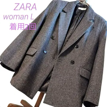 올해 구매 ZARA 여성용 트위드 자켓 L 새상품급 헤링본