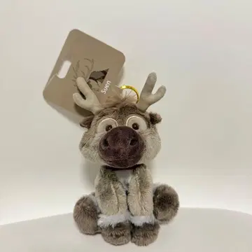 디즈니 스토어 안나와 겨울왕국 스벤 다레누이 봉제 인형 키체인