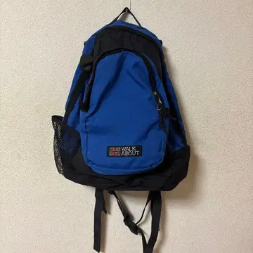 WALK ABOUT 파랑 블랙 백팩