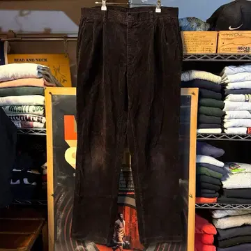 올드 유니클로 UNIQLO Y2K 코듀로이 팬츠 인기 컬러 브라운