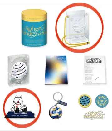 BUMP OF CHICKEN Sphery Rendezvous 굿즈 세트