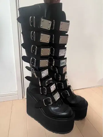 데모니아 Demonia DAMNED-318 롱 부츠