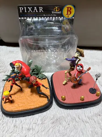 PIXAR 1등 복권 피규어 2체 세트