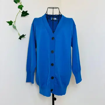 The SHOP TK V넥 가디건 M 블루