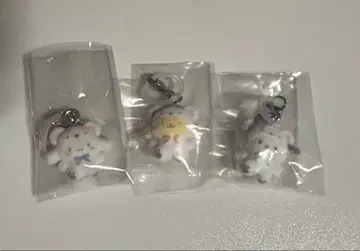 산리오 메지루시 액세서리 복슬복슬 스노우 시나모롤 포차코 폼폼푸딩