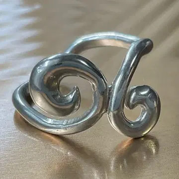 [ 8.5호 ] 실버반지 SILVER 각인 있음 핑키링 개성 있음