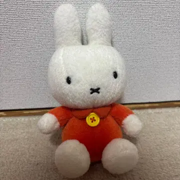 미피 봉제 인형 오렌지 약 15cm