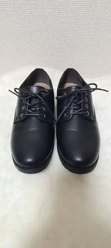 여성용 가죽 신발 레이스업