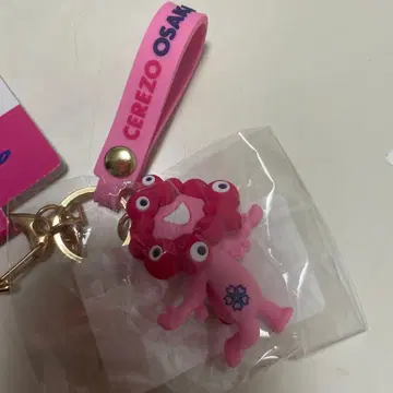 미야쿠미야쿠 콜라보 Cerezo Osaka 핑크 아크릴 키링