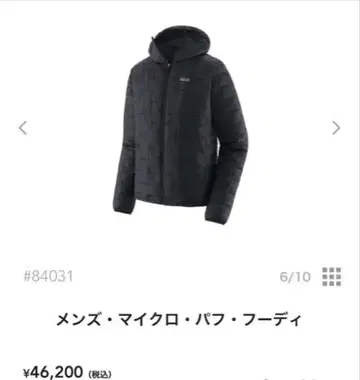 Patagonia 마이크로 퍼프 후디 2018년 제조