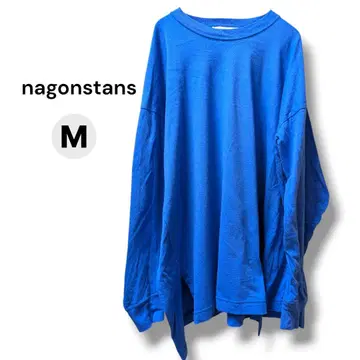 nagonstans 나곤스탠스 비대칭 긴팔 T셔츠 M 블루