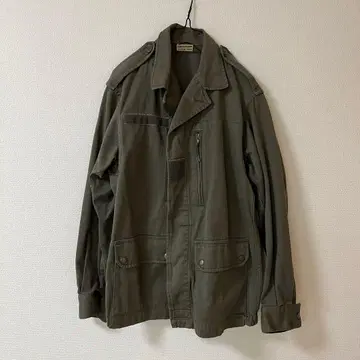 밀리터리 자켓 올리브 그린 구제 의류