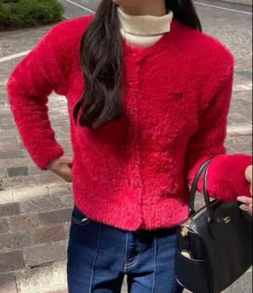 RiLi tokyo melty shaggy 컴팩트 가디건