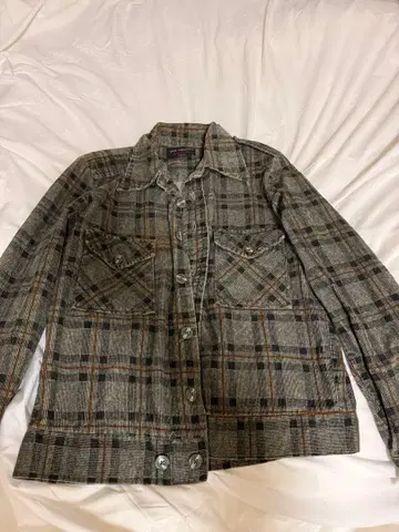 VAN HEUSEN 체크 무늬 코듀로이 자켓