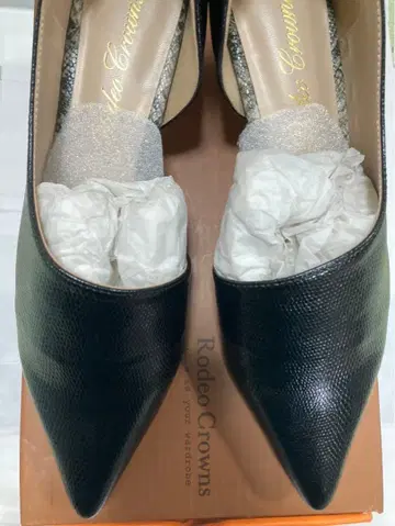 로데오 크라운즈 블랙 펌프스 L 사이즈