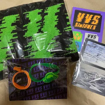 미개봉 새상품 SixTONES VVS 타월 러버 밴드 스티커 세트