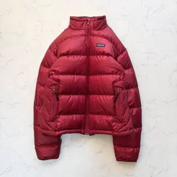 파타고니아 인슐레이션 구스 다운 쇼트 기장 다운 자켓 레드 M