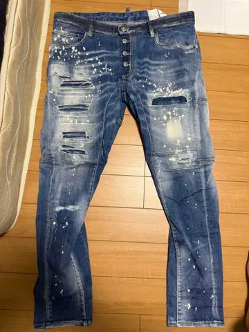 DSQUARED2 데님 블루 슬림 핏