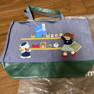 키이쿠니야 콜라보 자수 토트백 빅