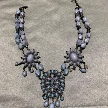 목걸이 터콰이즈풍