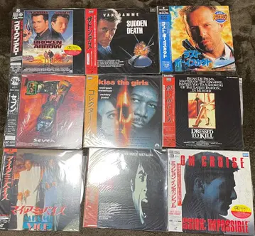 레이저 디스크 서든 데스 세븐 컬렉터 살인의 드레스 외 전부 9장 세트