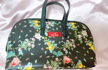 핑크하우스 장미 패턴 미니백 핸드백