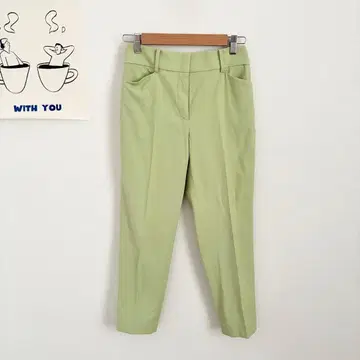 플라스테 웜 리저브 스틱 팬츠 센터 프레스 깔끔함 슬림 레그 효과