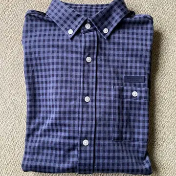 NEW BALANCE 긴팔 셔츠 사이즈 4 M 네이비 미사용품