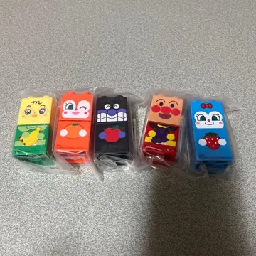 [ 새상품 ] 호빵맨 블록라보 5개 세트 세균맨