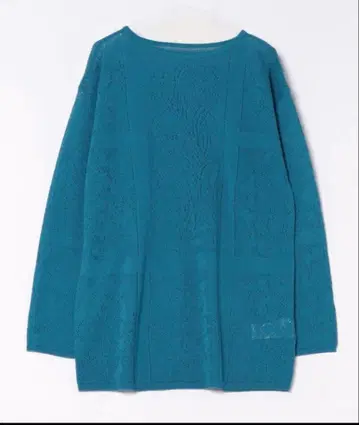 Ameri FLOWER MESH KNIT TOP