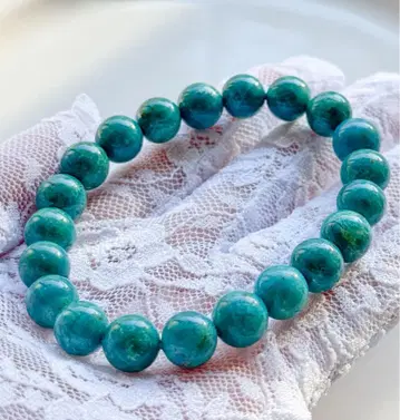 [ 안쪽 둘레 17cm 9mm ] 크리소코라 팔찌 천연 고품질