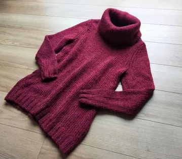 새상품급 L.L.Bean 엘엘빈 알파카 혼방 빅 터틀 니트 스웨터 L