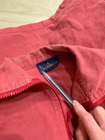 Le minor 빨간색 커버올 프랑스제 유로 워크