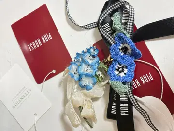 핑크하우스 네모필라 코사지 2세트