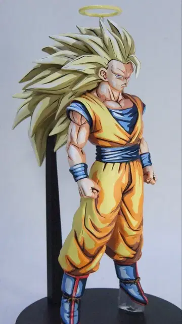 드래곤볼 리페인트 피규어 초사이어인3 손오공