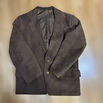 레어 이탈리아제 가죽 자켓 스웨이드 브라운 S 사이즈