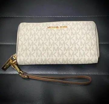 MICHAEL KORS 로고 프린트 장지갑