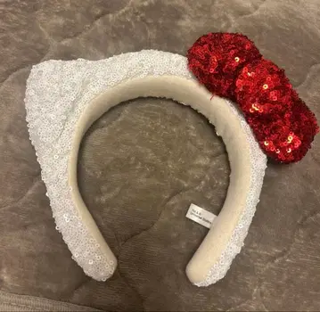 헬로키티 스팽글 머리띠